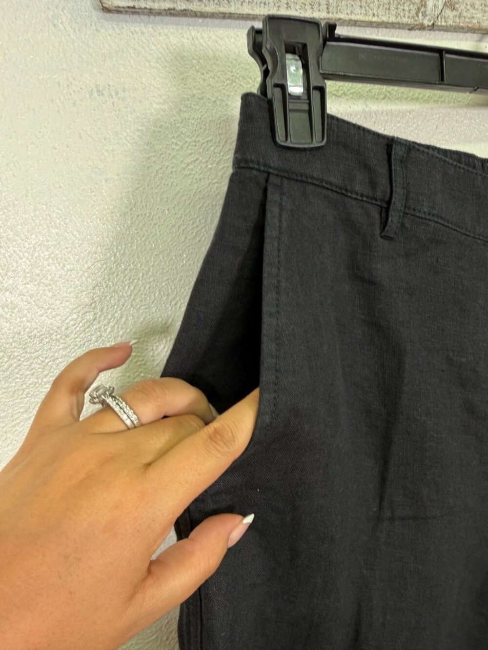 Madewell The Tall Zoe Relaxed Straight Pant 100% Linen Tall Summer Staple Sz6 - Picture 8 of 16